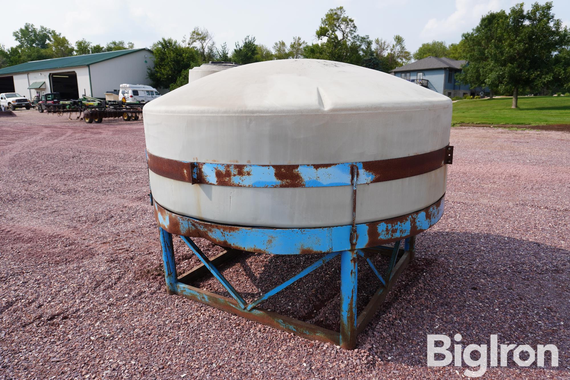 Norwesco Water Tank W/Cone Bottom Frame BigIron Auctions