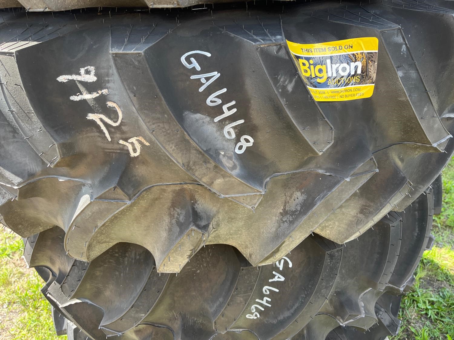 Titan Hi Traction Lug 380/85R24 R-1 Tires BigIron Auctions