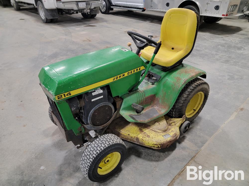 1977 John Deere 214 Riding Lawn Mower BigIron Auctions