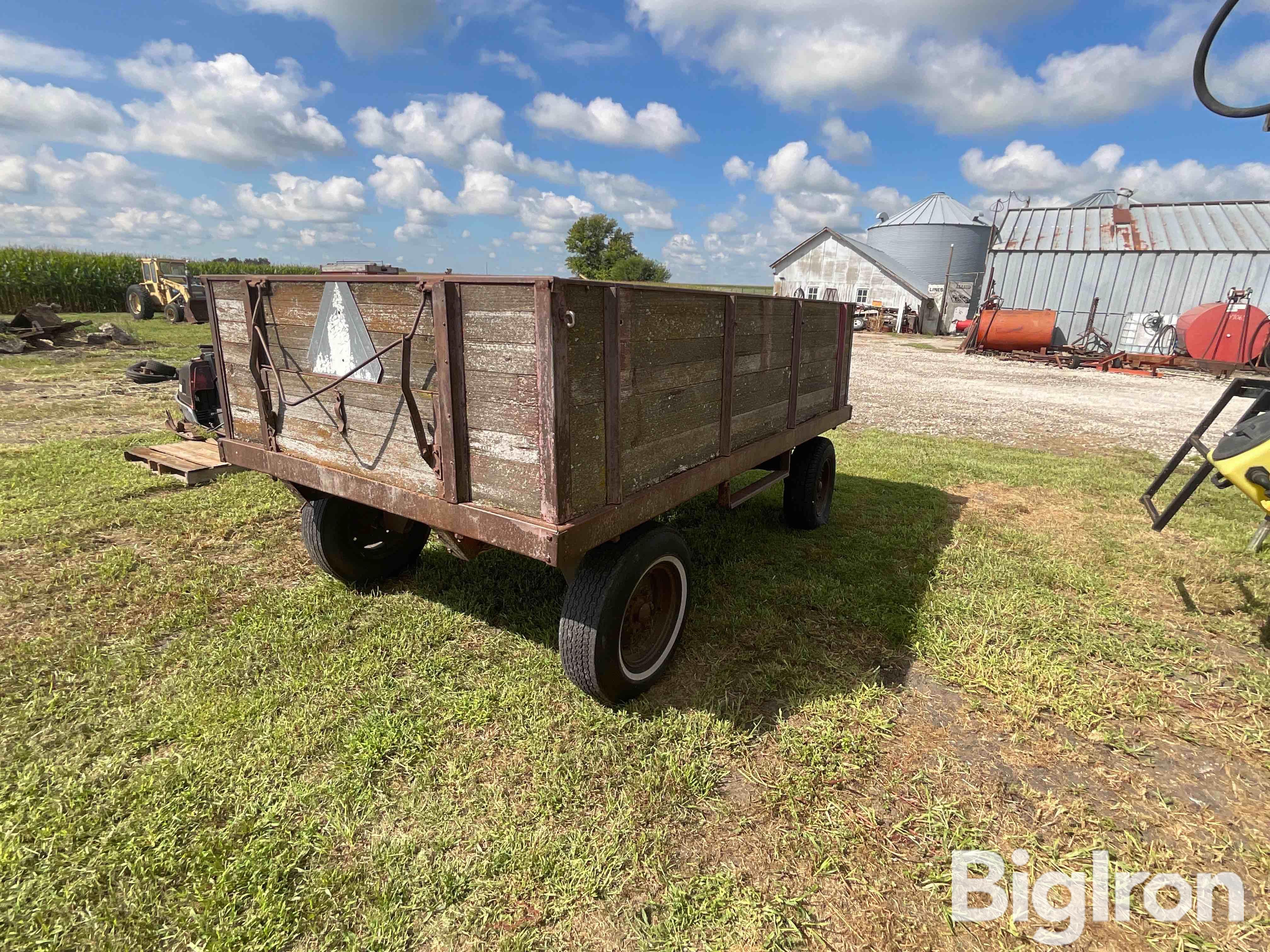 Wood Barge Wagon BigIron Auctions