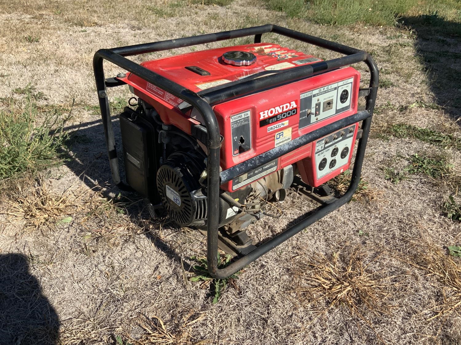 Honda EB5000X Generator BigIron Auctions