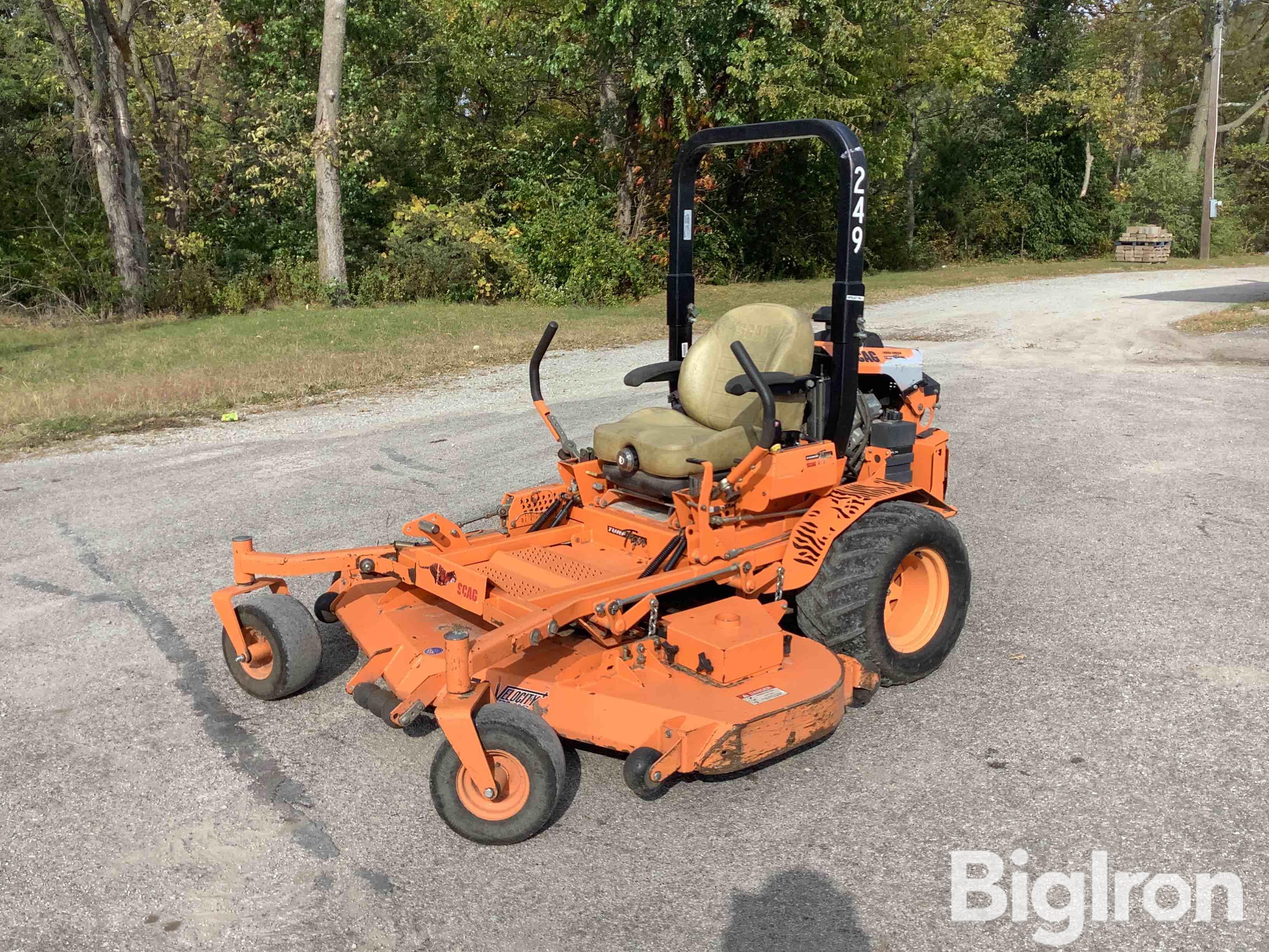 Turf tiger zero online turn mower