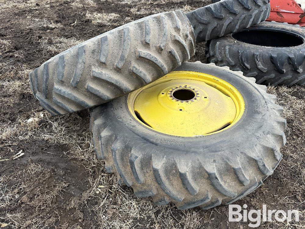 John Deere 4240 18.4-38 Duals & Axle Hubs BigIron Auctions