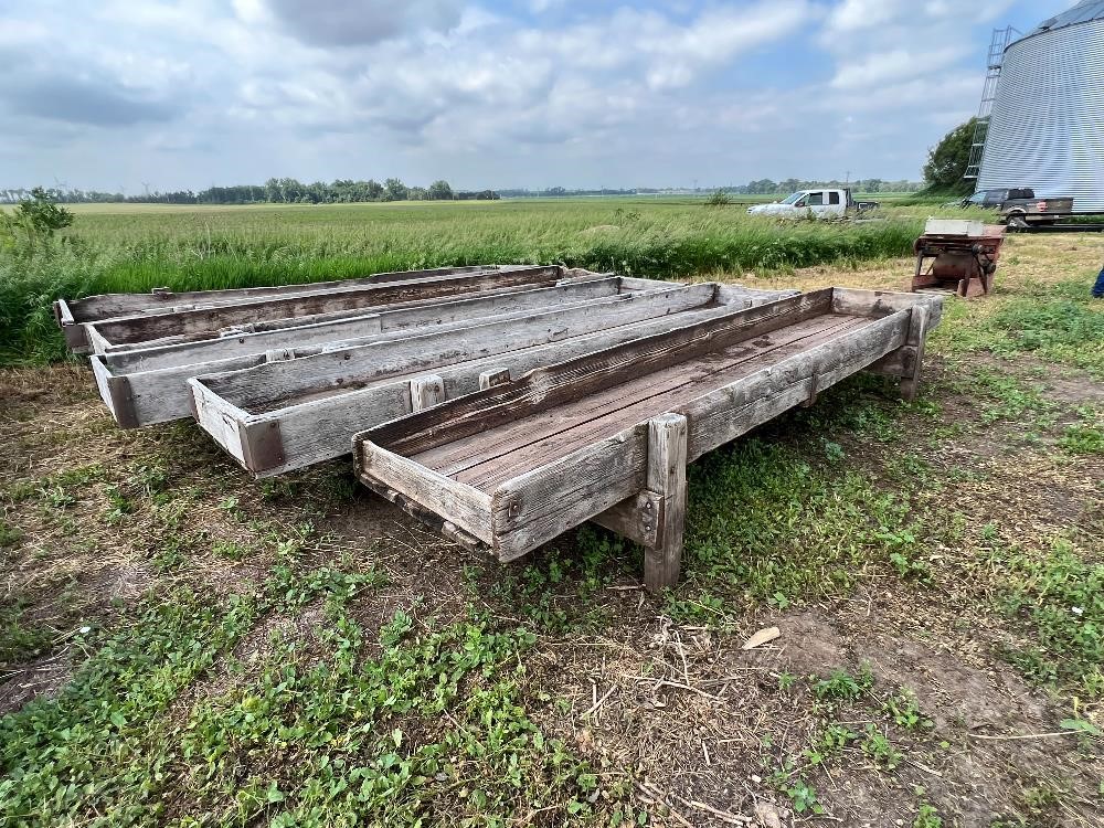 Wooden Feed Bunks BigIron Auctions