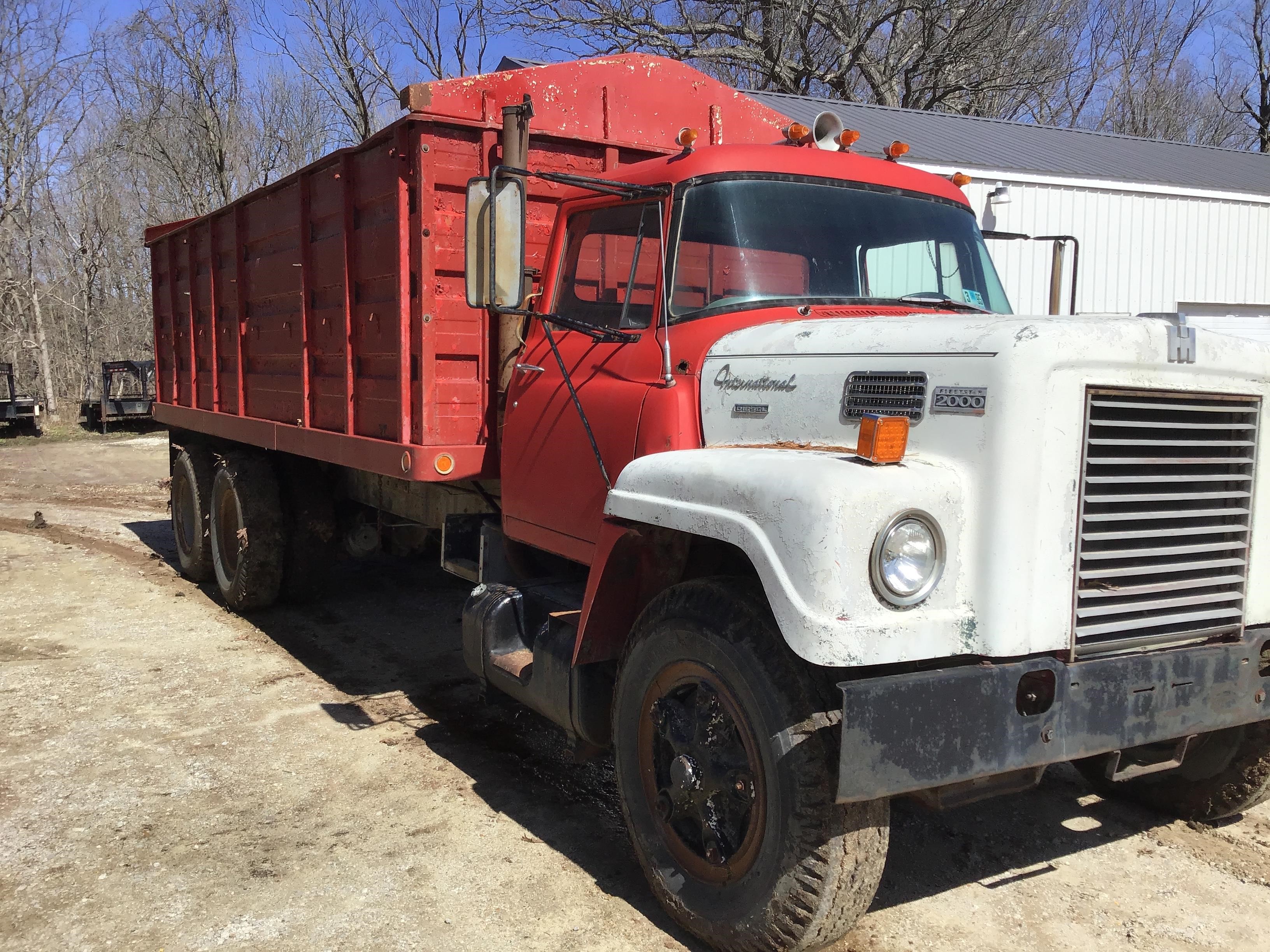 1970 International FleetStar 2000 T/A Grain Truck BigIron Auctions