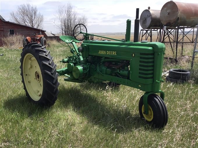 1946 John Deere B Antique 2wd Tractor Bigiron Auctions 3300