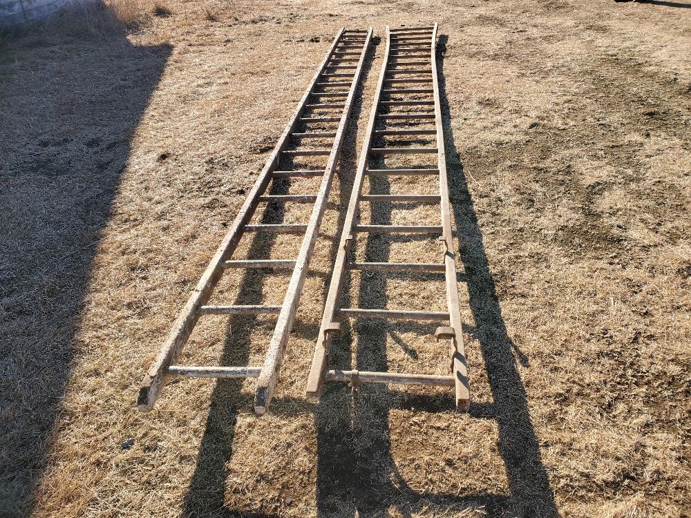 Wood 40' Extension Ladder BigIron Auctions