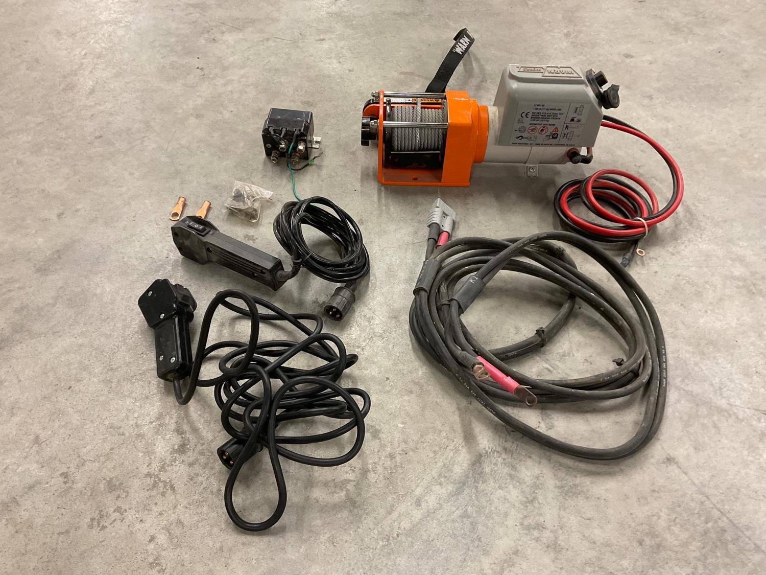 Warn Works 1700 12V Winch W/ Remote BigIron Auctions