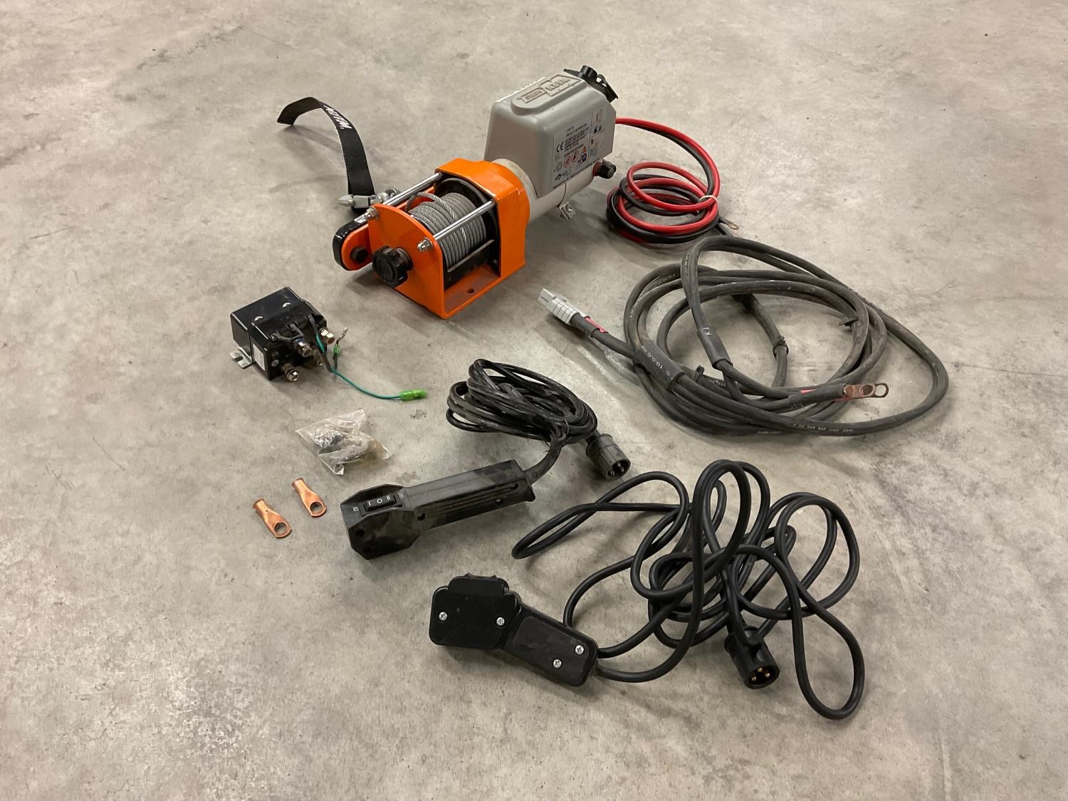 Warn Works 1700 12V Winch W/ Remote BigIron Auctions