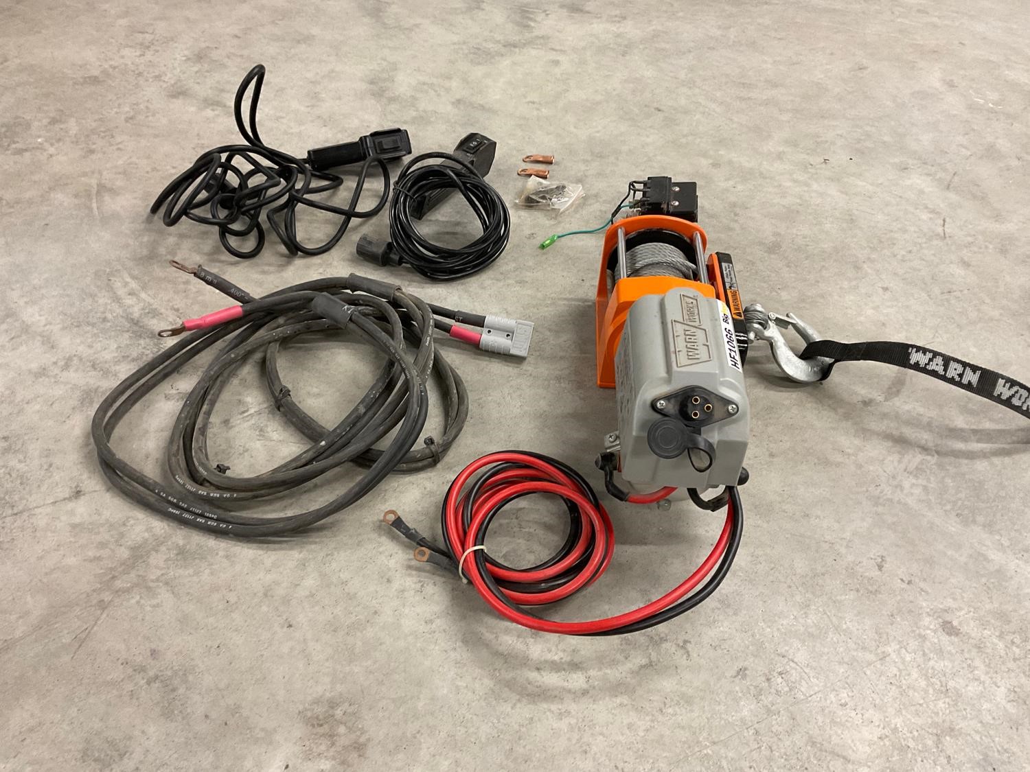 Warn Works 1700 12V Winch W/ Remote BigIron Auctions