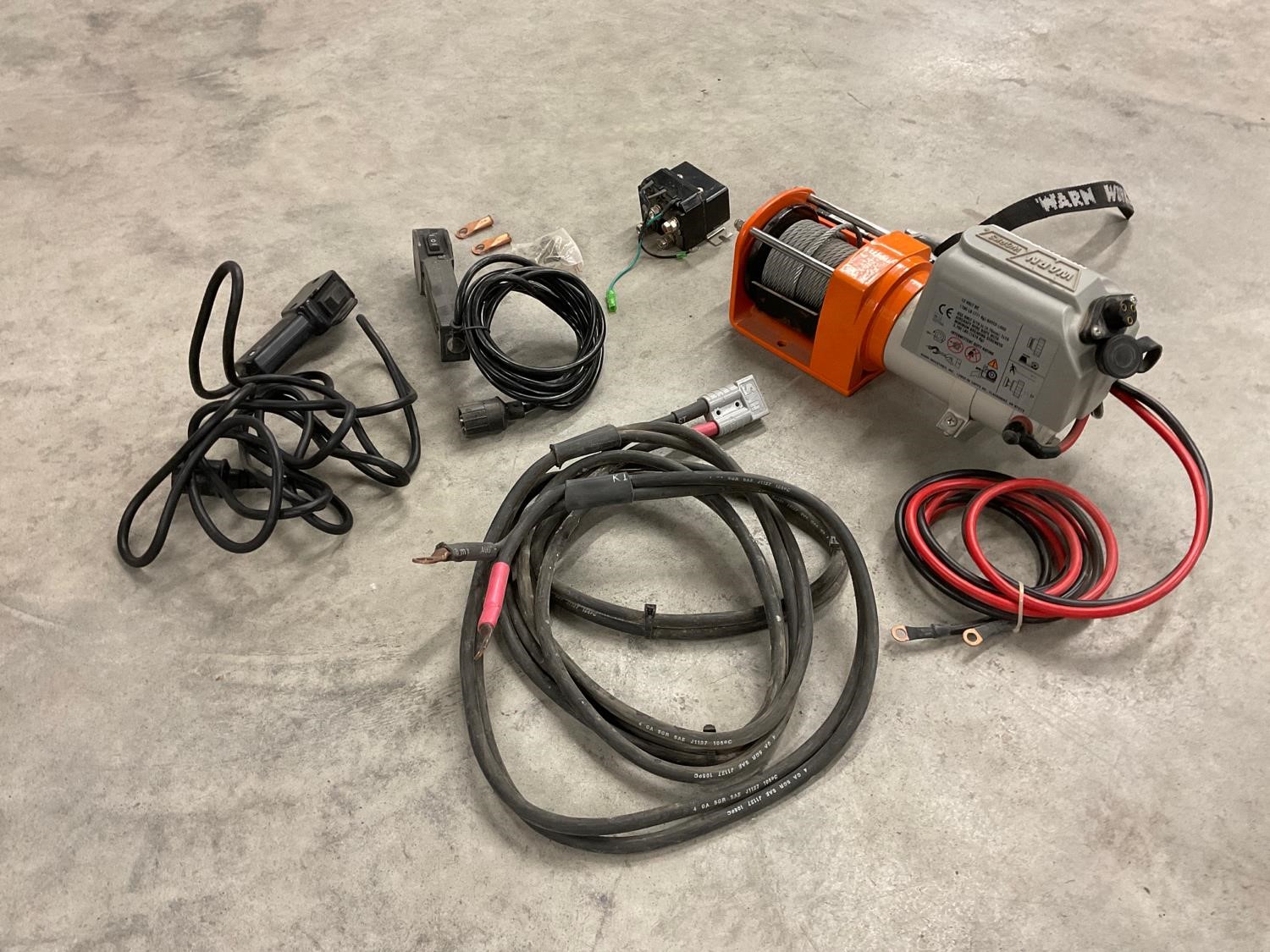 Warn Works 1700 12V Winch W/ Remote BigIron Auctions