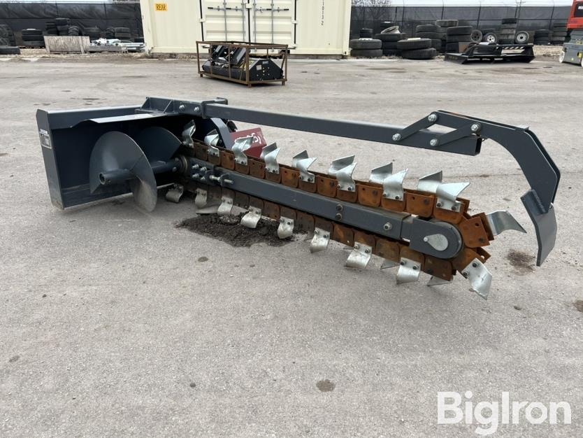 2022 Handy HST48 Trencher Skid Steer Attachment BigIron Auctions