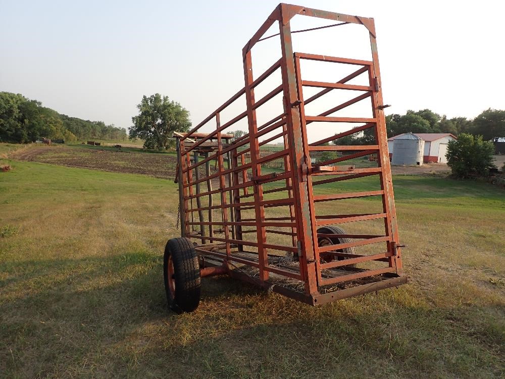 Cattle Head Gate HG3 With 10' X 30" Chute BigIron Auctions