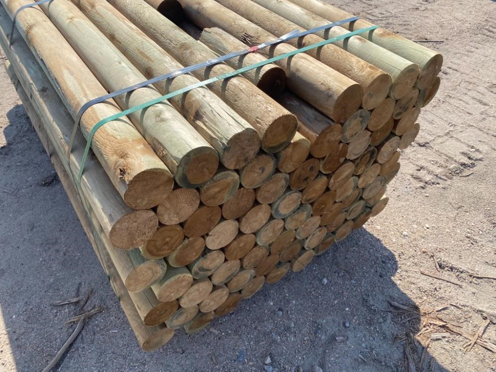 Pressure Treated Eastern Red Cedar Posts BigIron Auctions