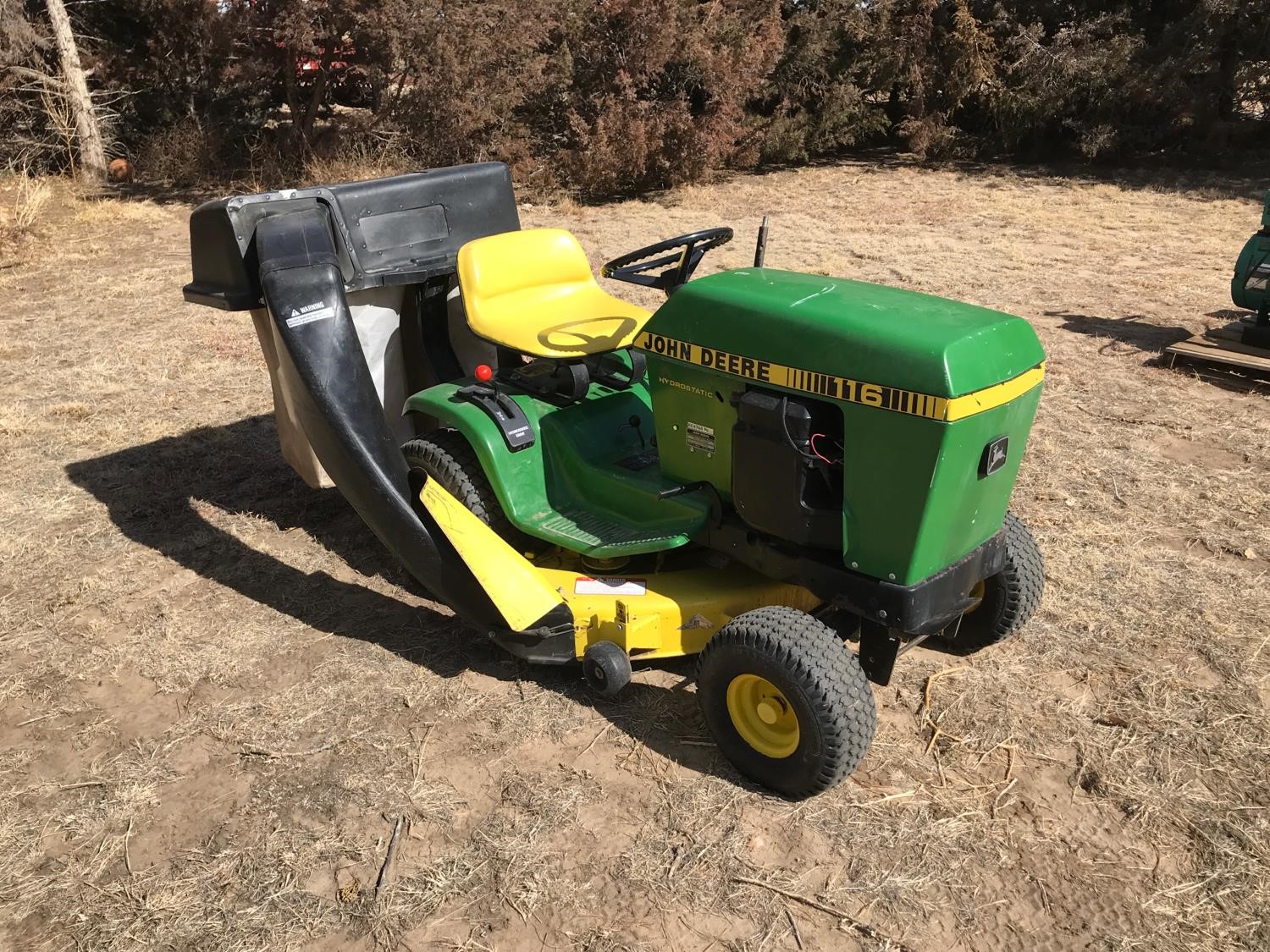 John Deere 116 Lawn Tractor970h Bigiron Auctions