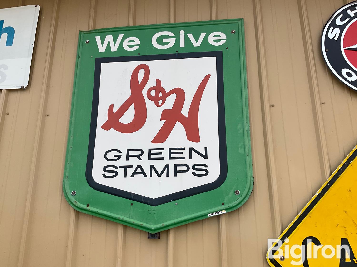 S & H Greenstamp Metal Sign BigIron Auctions