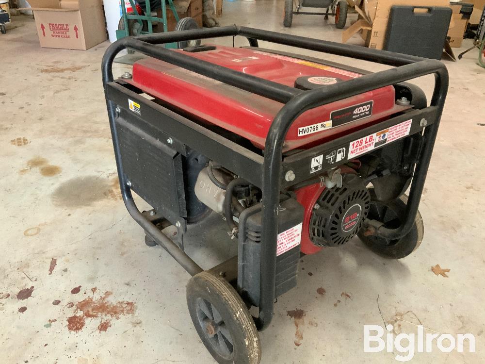 Predator 4000 Generator BigIron Auctions