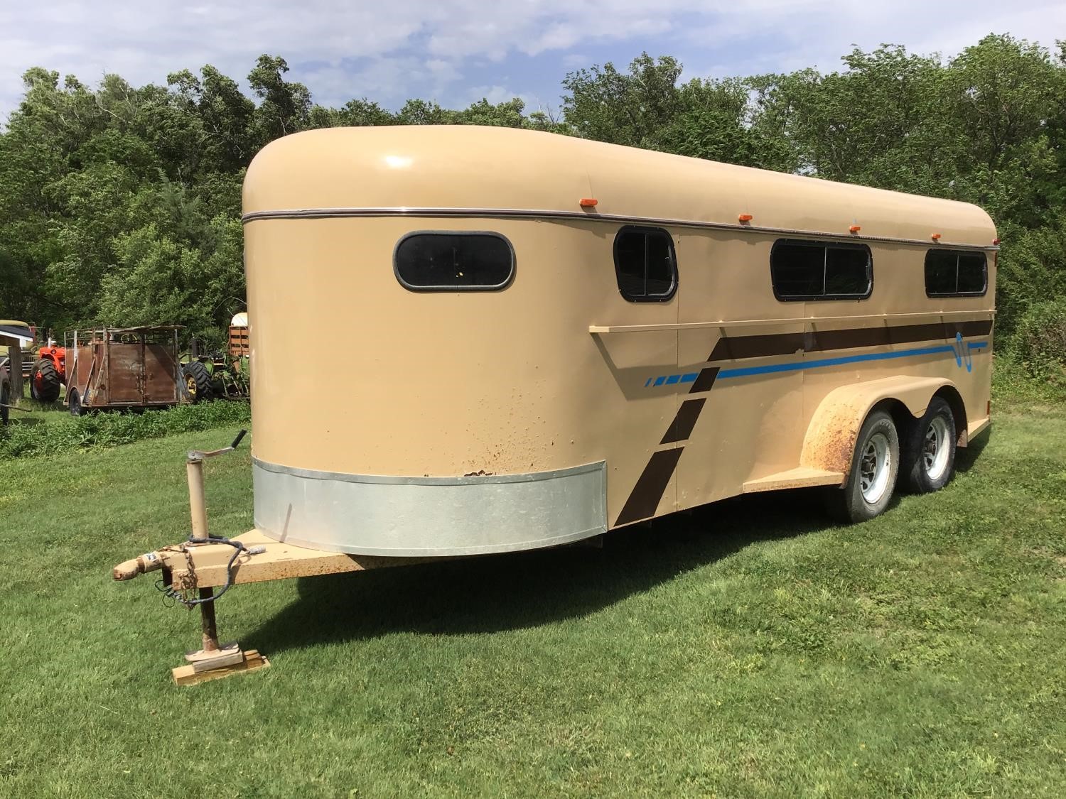 1994 Shop Built T/A Livestock Trailer BigIron Auctions