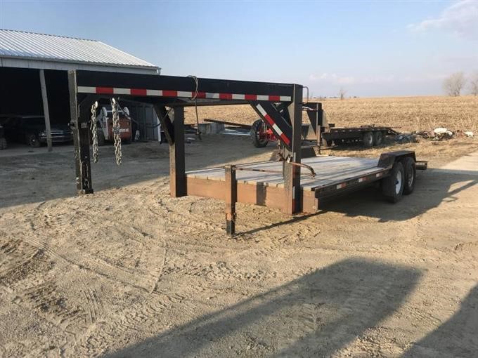 1984 Homemade 24' T A Flatbed Trailer Bigiron Auctions