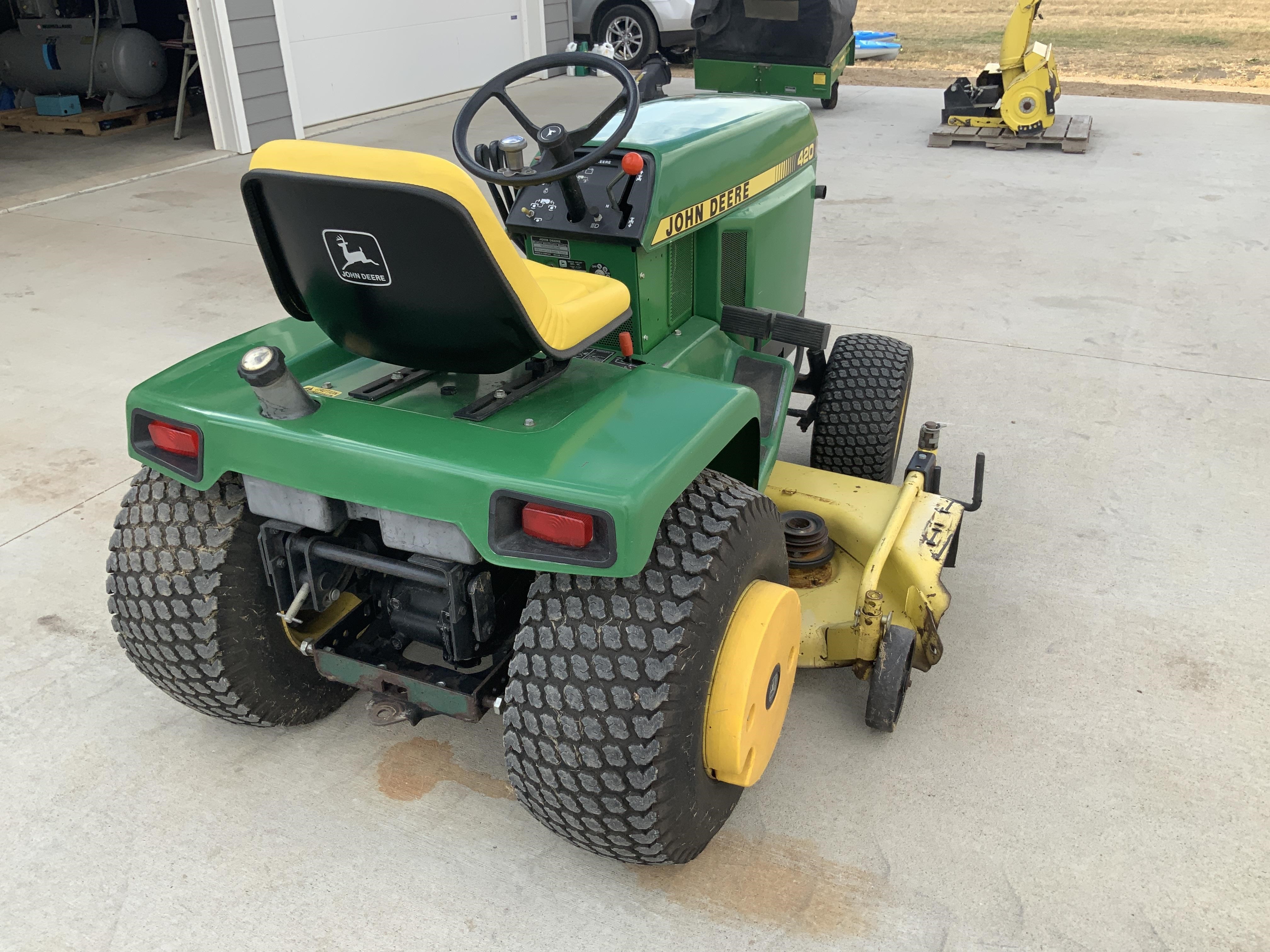 All Original 1991 John Deere 420 Garden Tractor With - vrogue.co