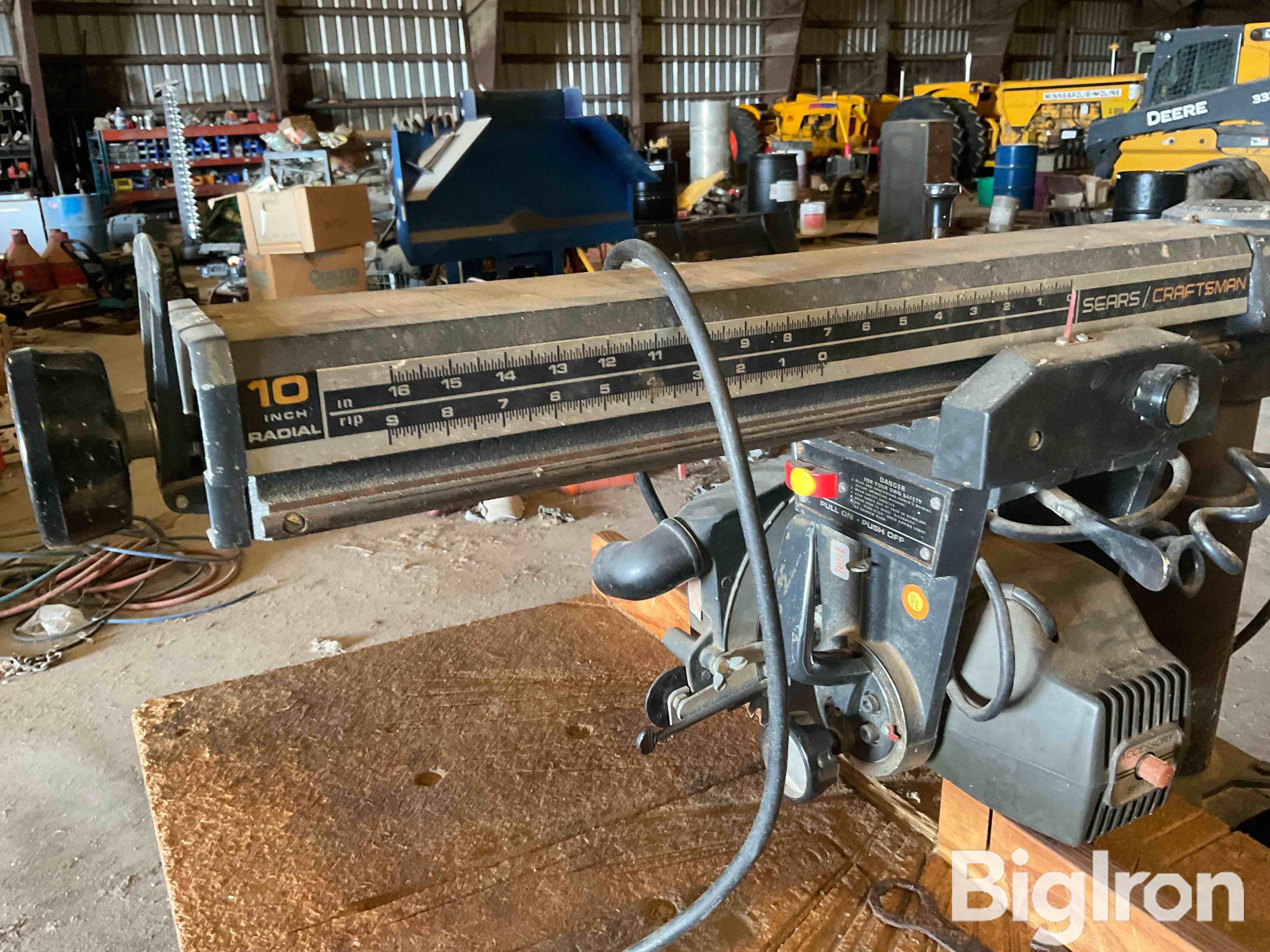 Craftsman Radial Arm Saw BigIron Auctions