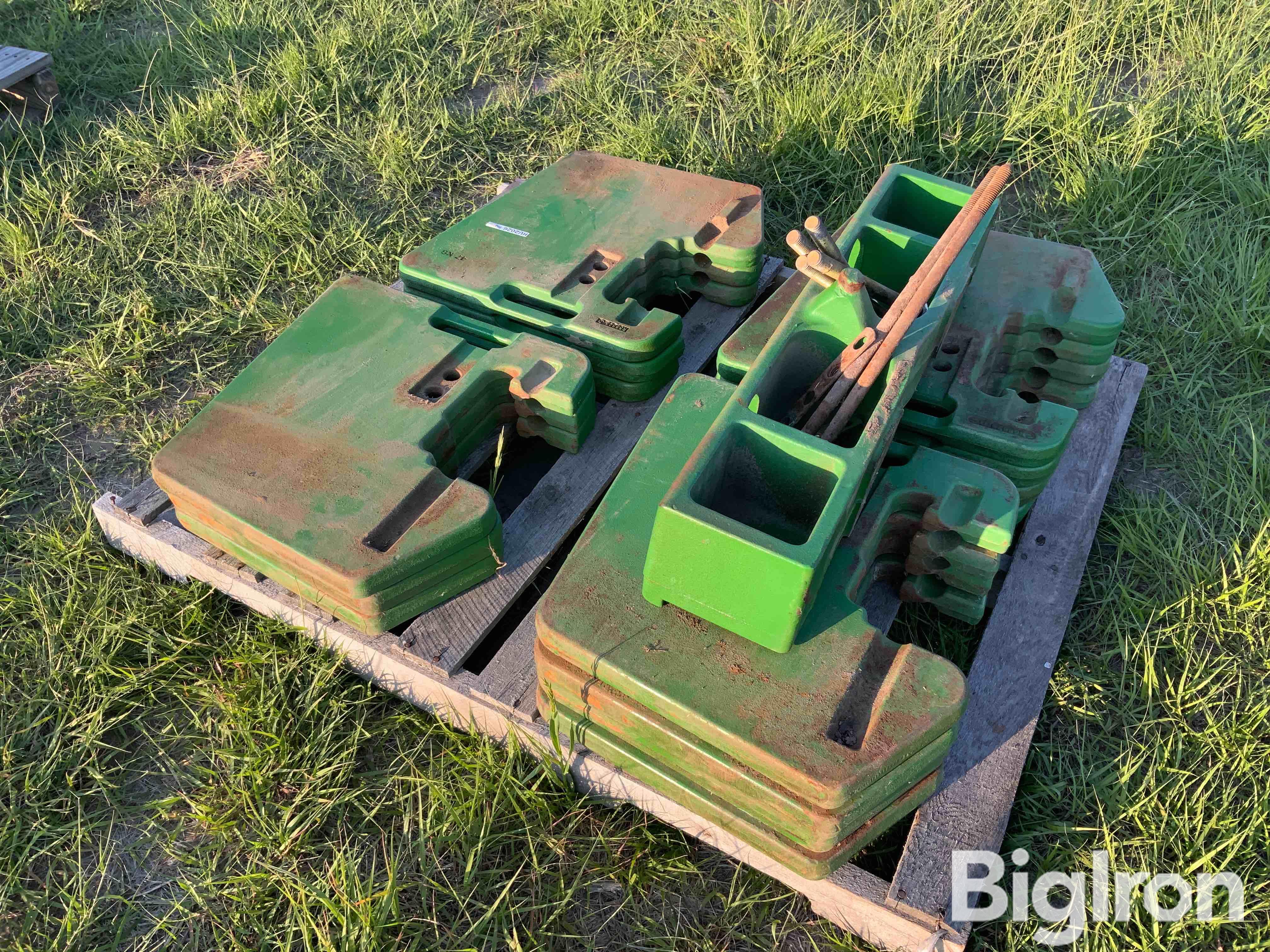 John Deere Suitcase Weights W/Mounting Bracket BigIron Auctions