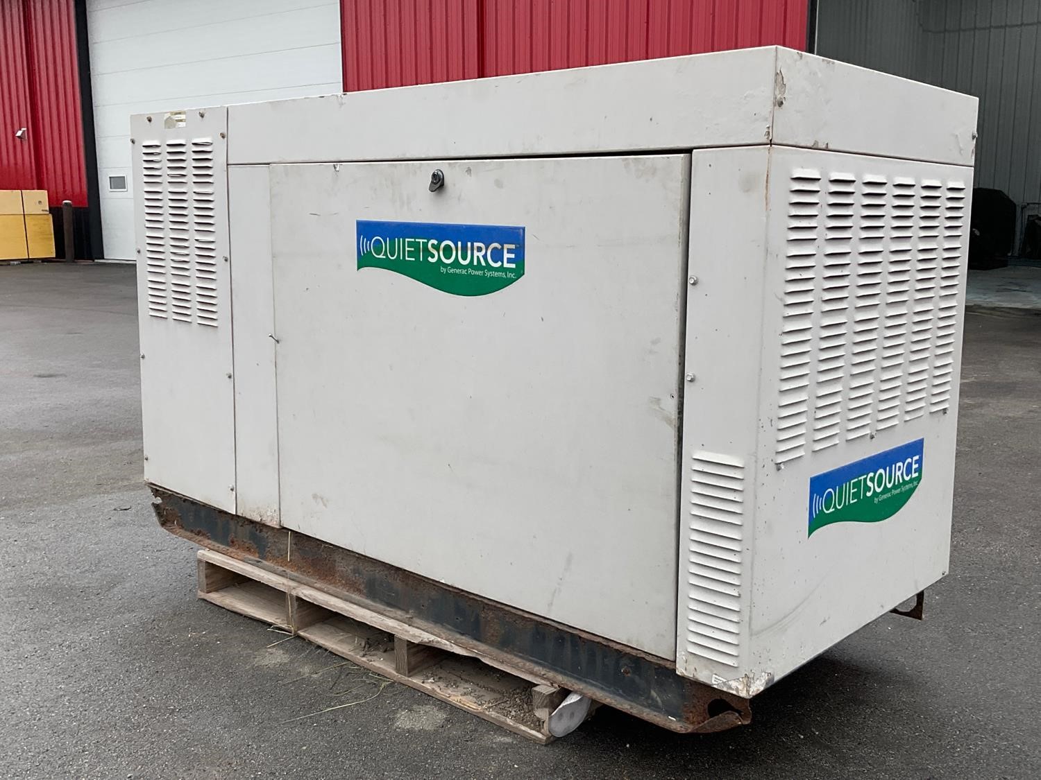 2007 Generac Model 0054210 QuietSource 45 Kw Natural Gas Standby ...