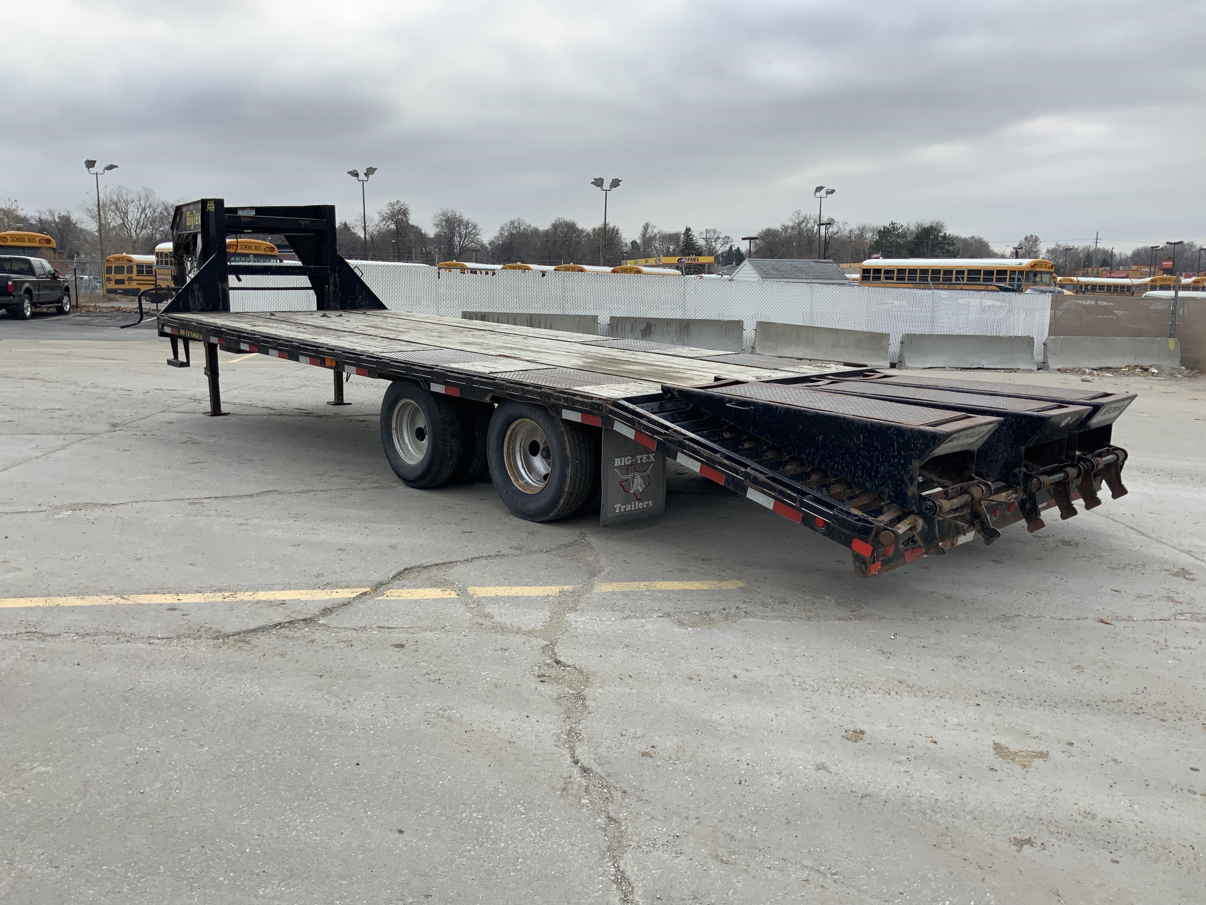 2012 Big Tex 22GN-20+5 T/A 20' Flatbed Gooseneck Trailer BigIron Auctions