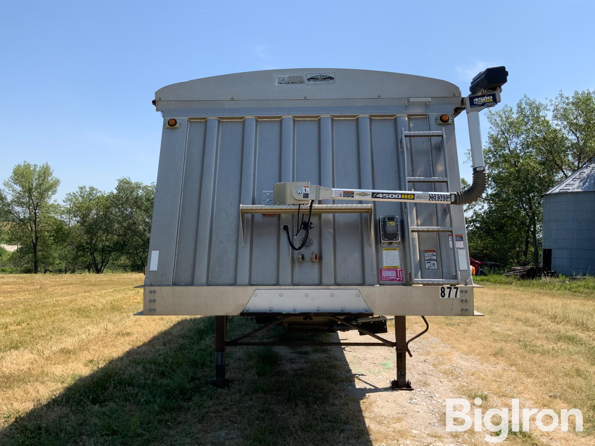 2009 Dakota 34’ Steel & Aluminum T A Grain Hopper Trailer Bigiron Auctions