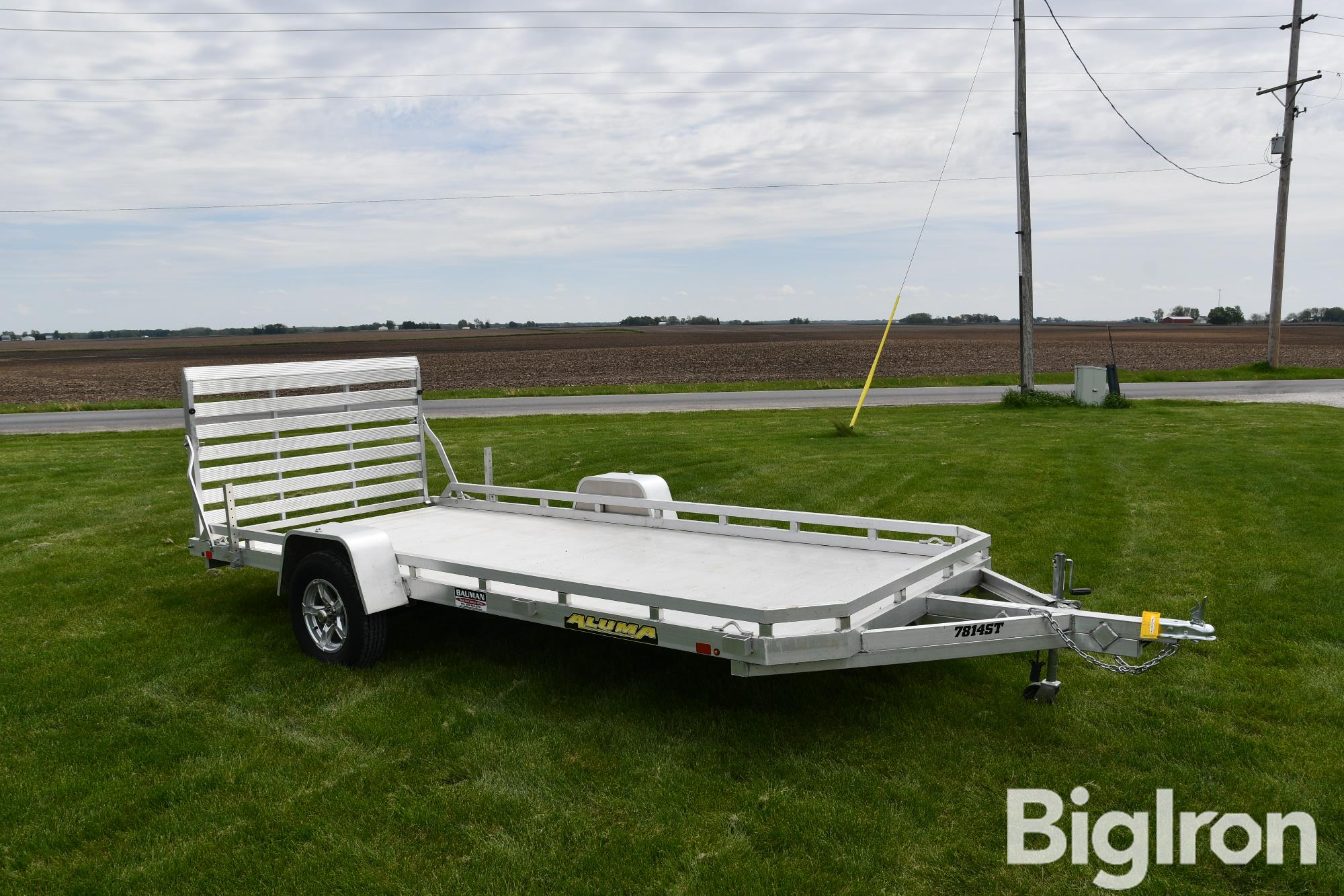 2022 Aluma 7814ST S/A Utility Trailer BigIron Auctions