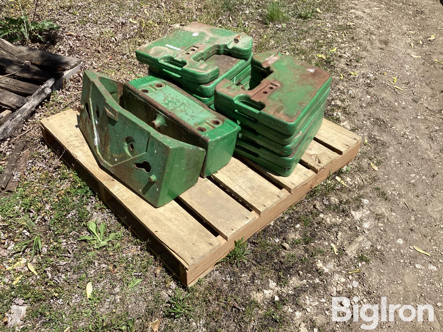 John Deere R51680 Front Suitcase Weights BigIron Auctions