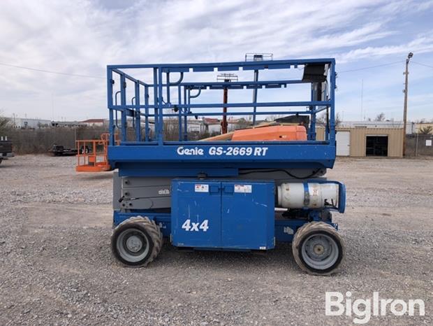 2013 Genie GS2669 RT 4x4 Scissor Lift BigIron Auctions