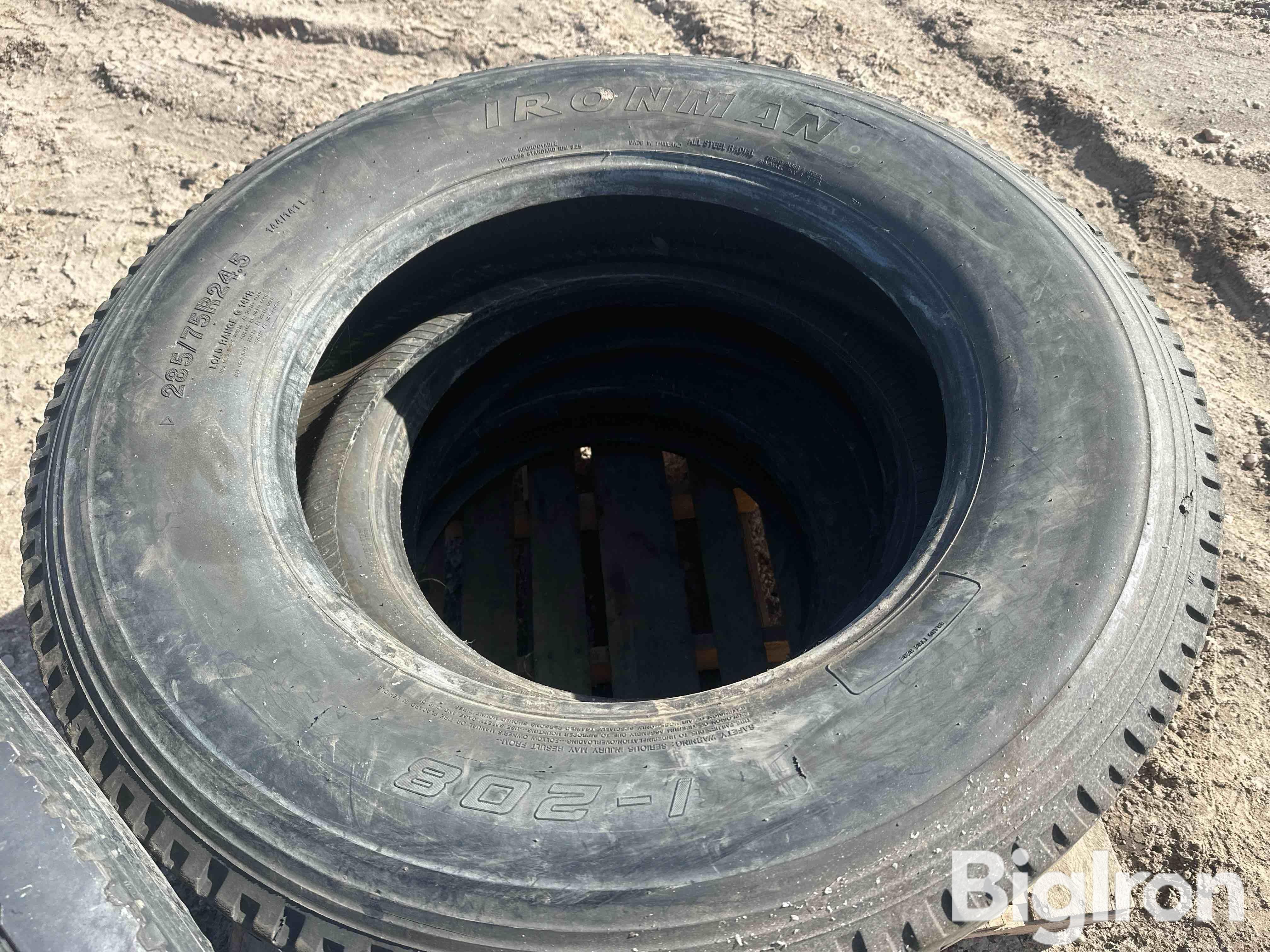 Ironman 285/75R24.5 Semi Truck Tires BigIron Auctions