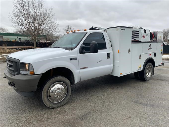 2004 Ford F550 Super Duty Mechanics Truck W Telescoping