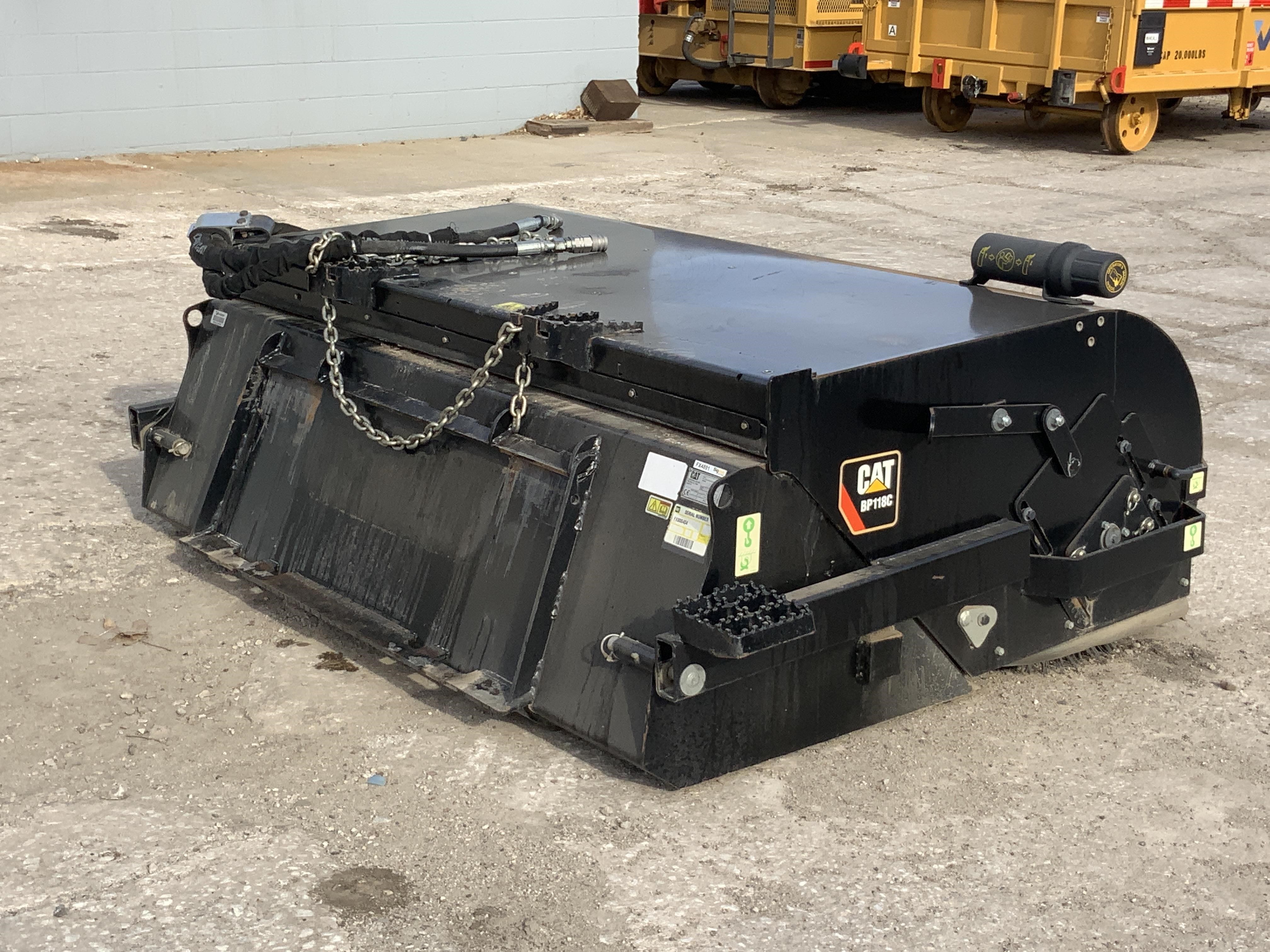 2014 Caterpillar BP118C Pick Up Sweeper/Broom Skid Steer Attachment ...