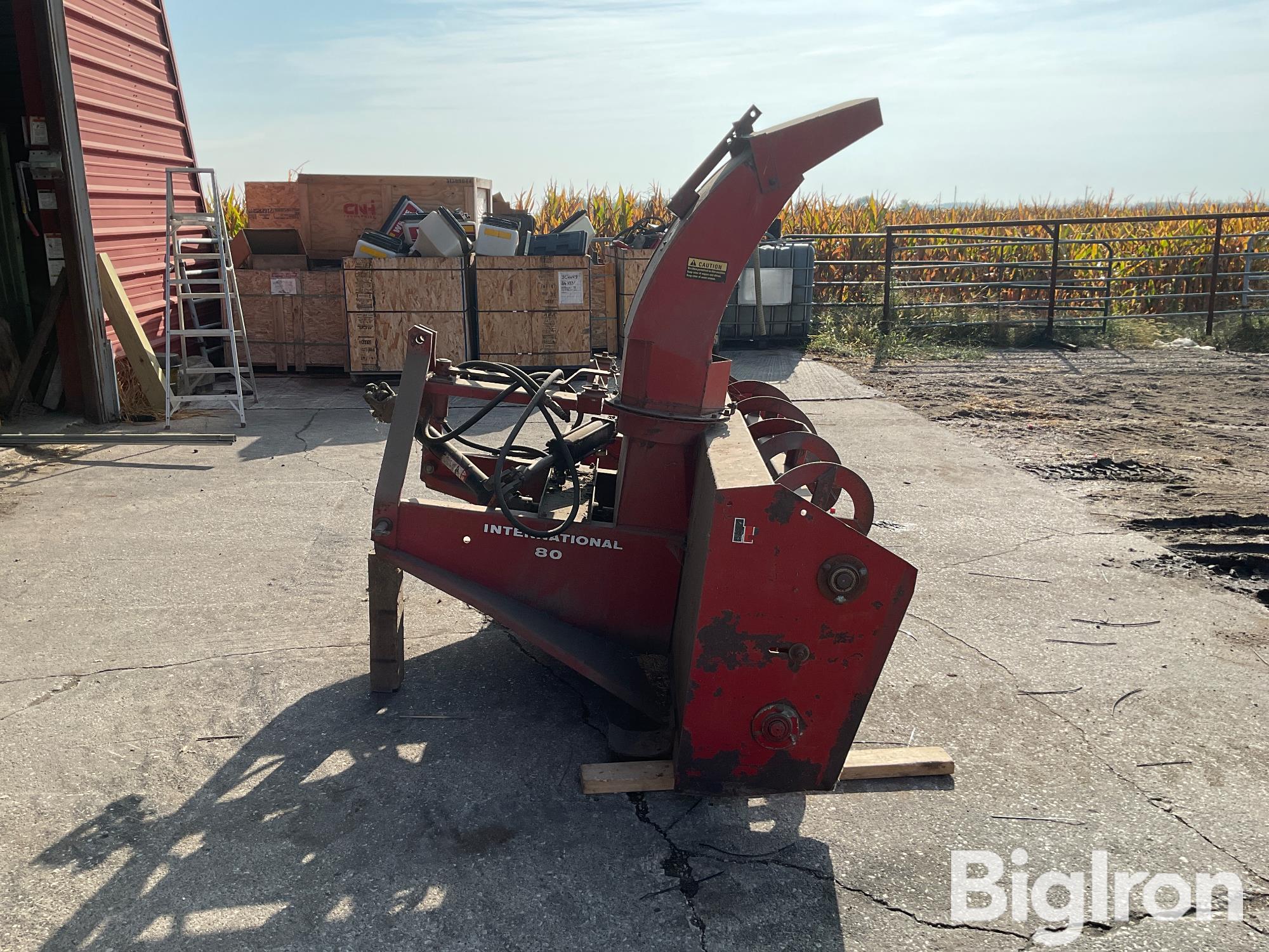 International 80 Snow Blower BigIron Auctions