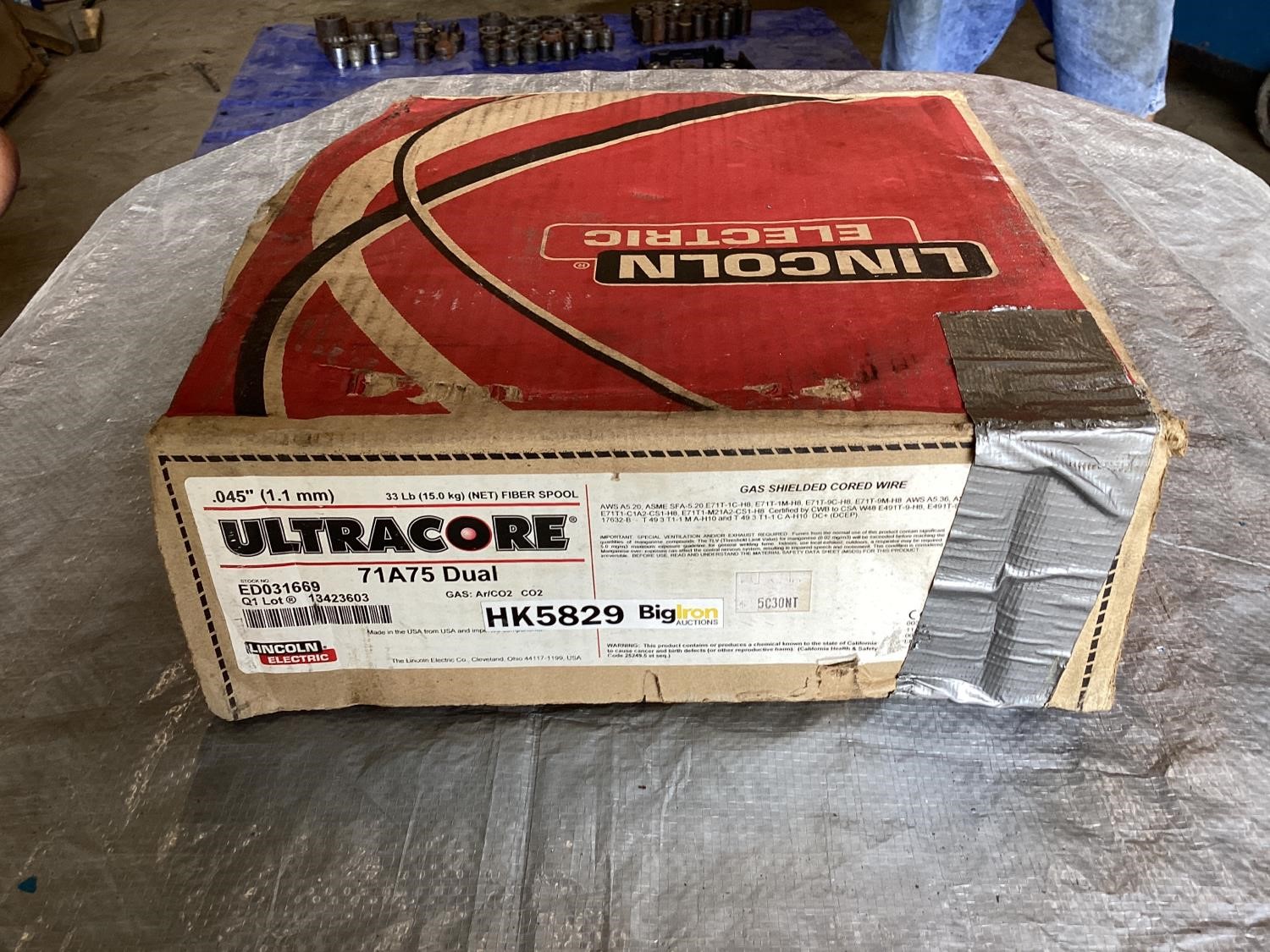 Lincoln Ultracore Welding Wire BigIron Auctions