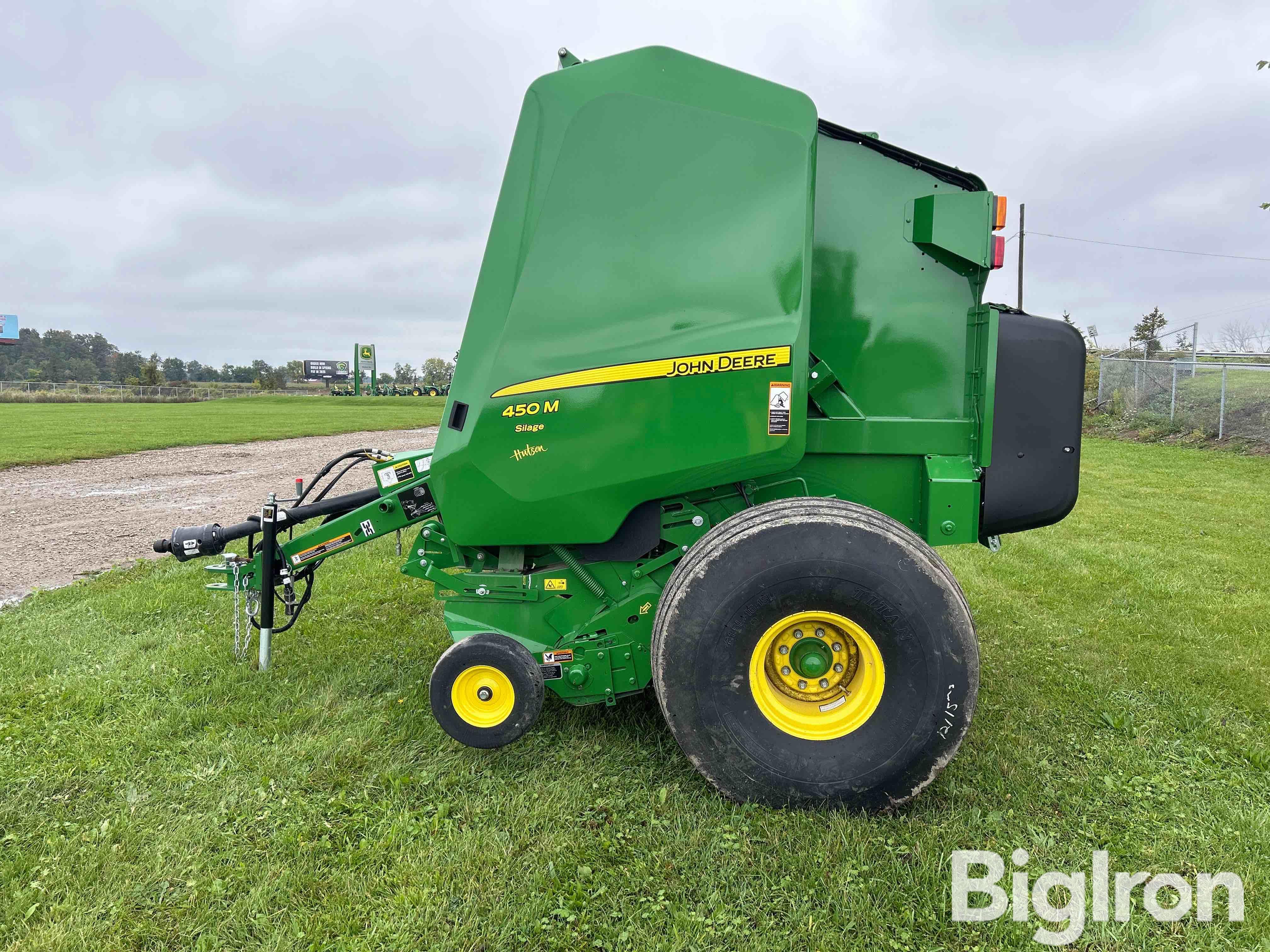 2022 John Deere 450M Silage Round Baler BigIron Auctions