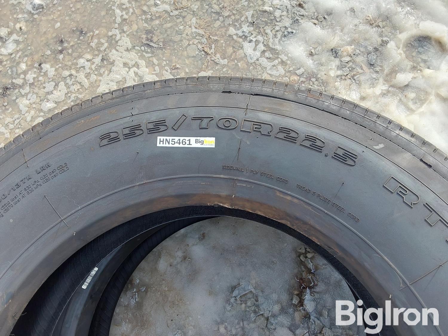 Doublecoin Rt500 255 70r22.5 Tires Bigiron Auctions