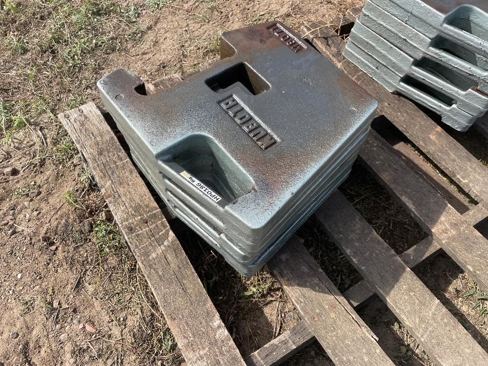 Kubota M8071 Suitcase Weights BigIron Auctions