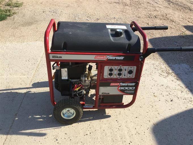 Coleman Powermate PM0418000 Stand By Portable Generator BigIron Auctions