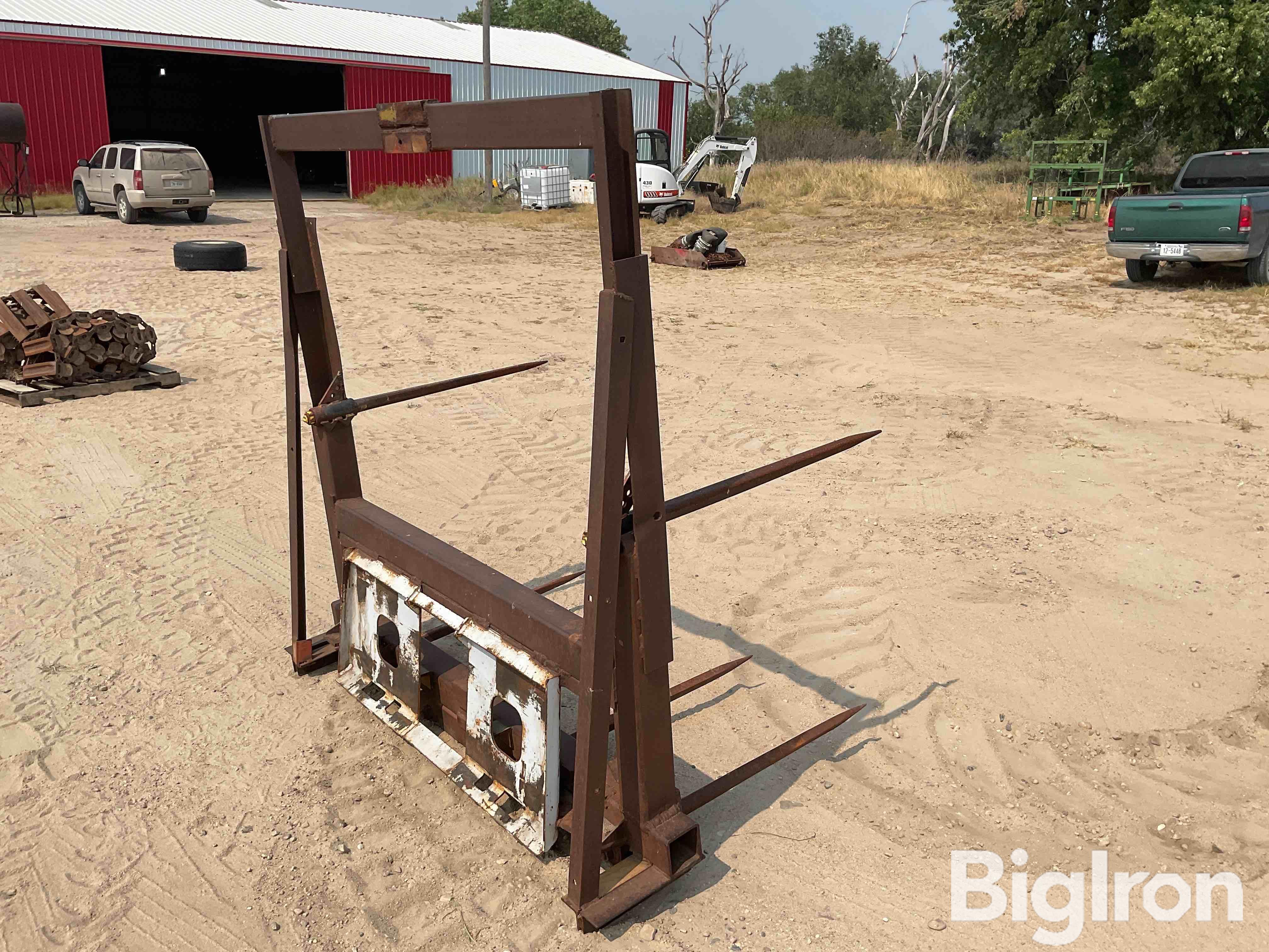 Skid Steer Bale Spear Attachment BigIron Auctions