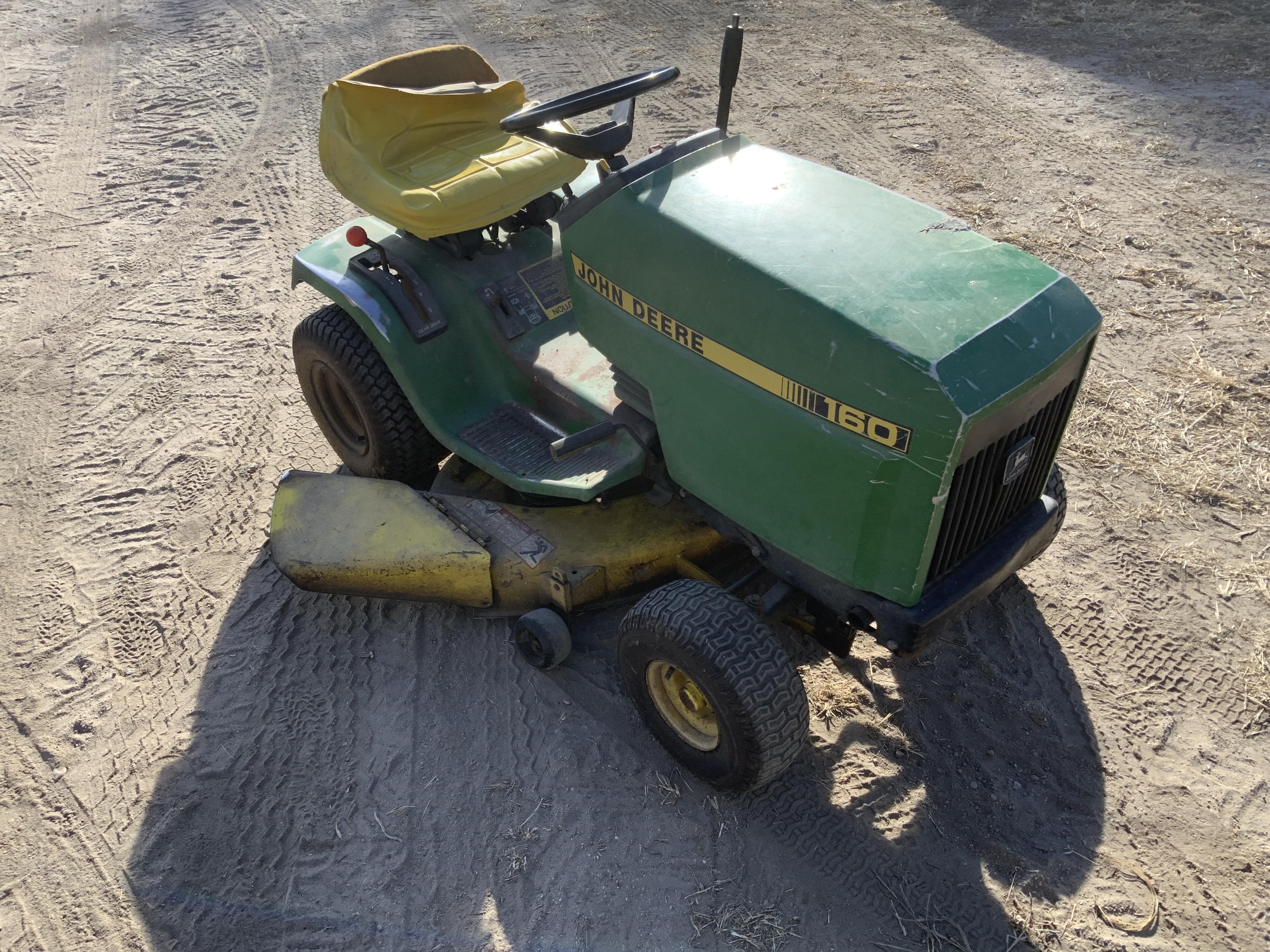 John deere 160 discount lawn tractor for sale