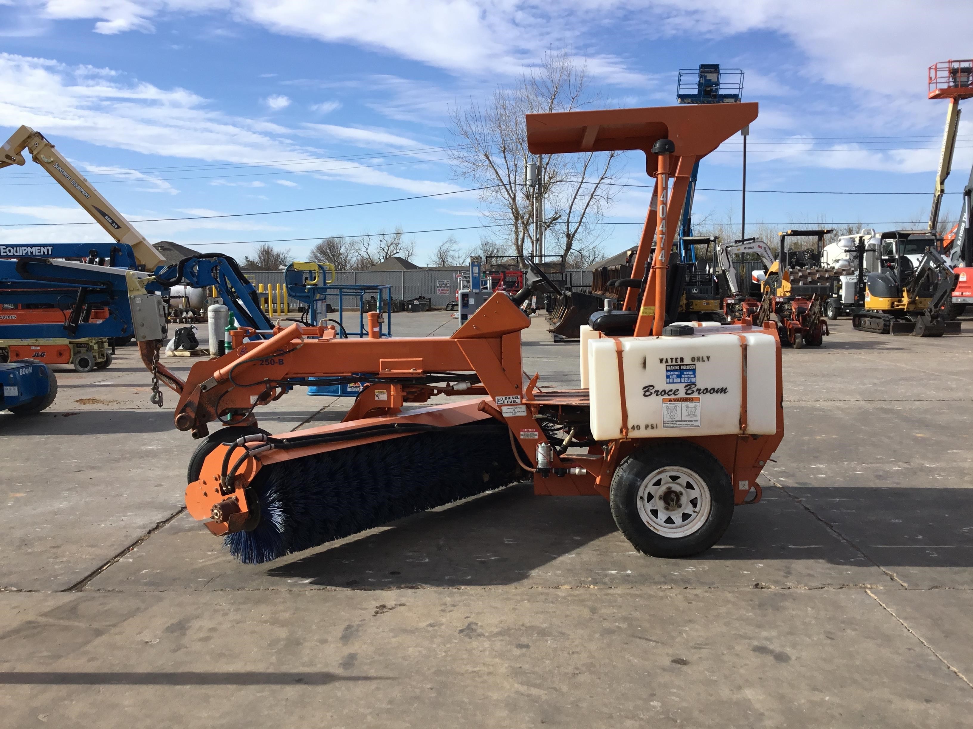 2015 Broce BB250 Towable 3-Wheeled Road Broom BigIron Auctions