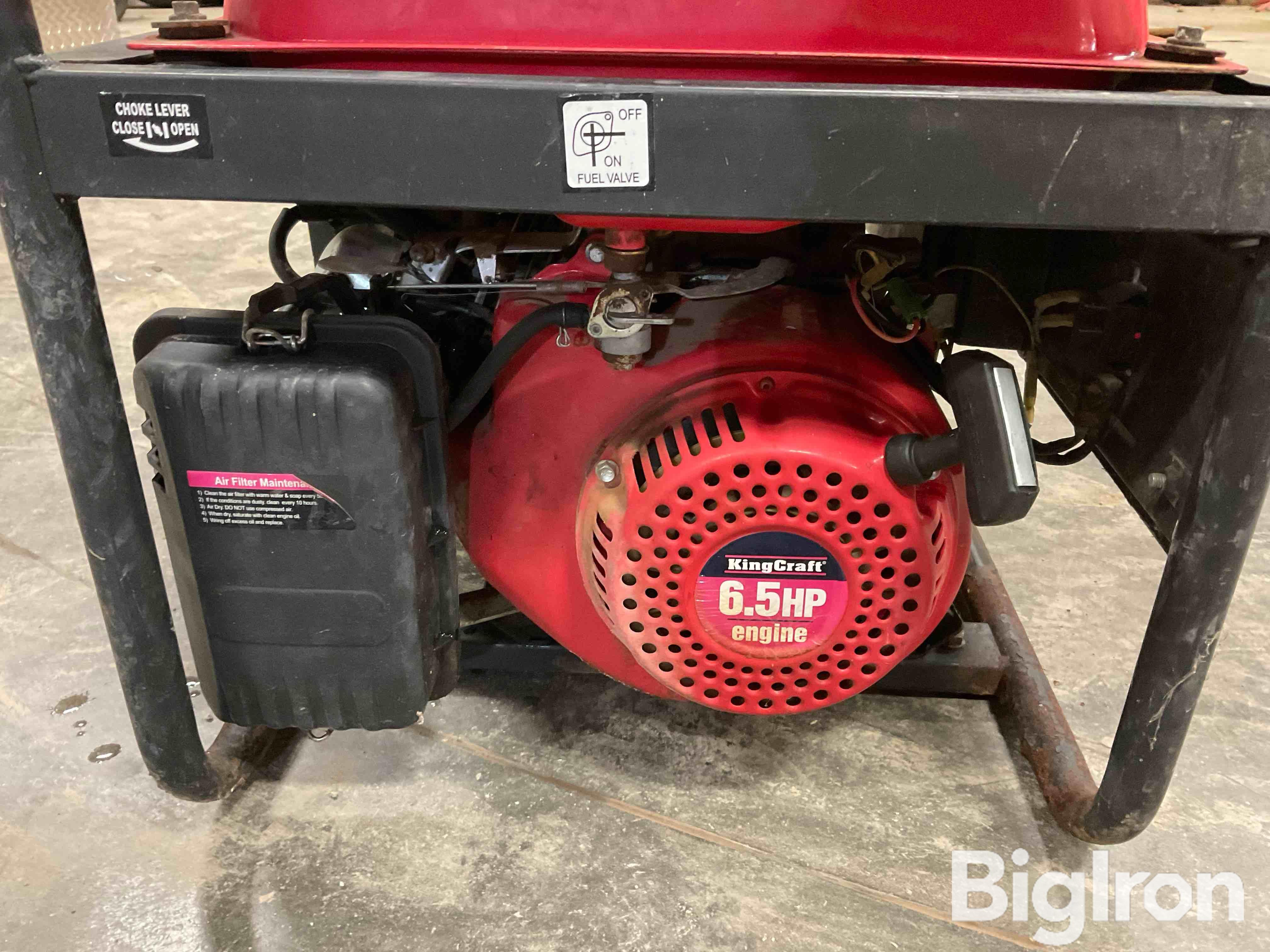 KingCraft 3250W Portable Generator BigIron Auctions