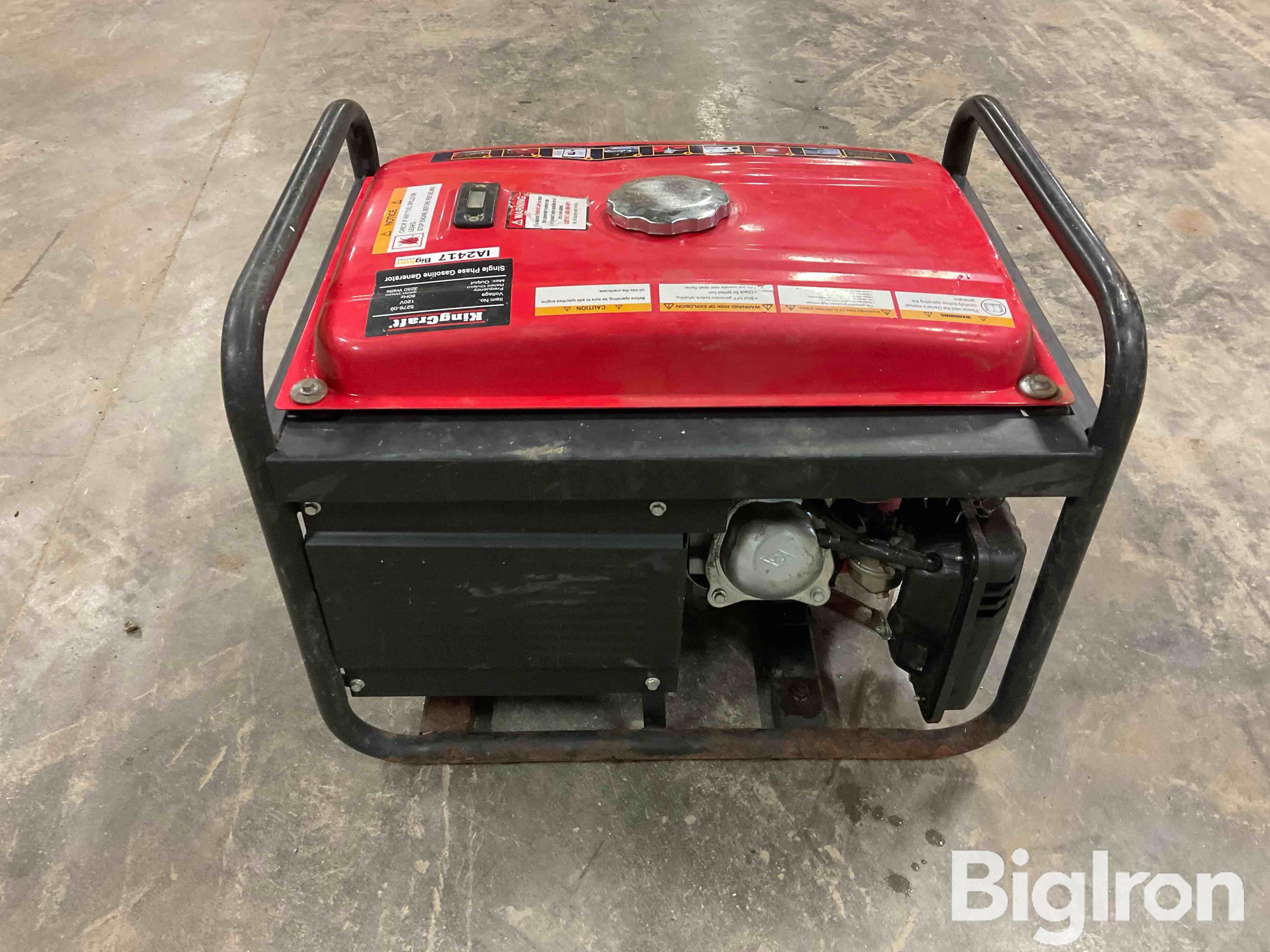 KingCraft 3250W Portable Generator BigIron Auctions