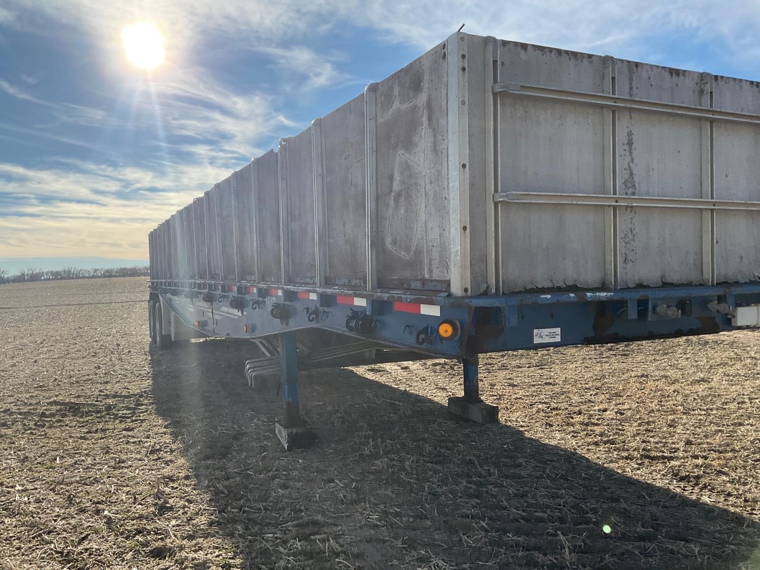 2001 Western T/A Flatbed Trailer W/Side Kit BigIron Auctions