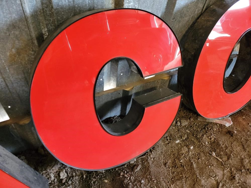 Texaco Light Up Letters BigIron Auctions