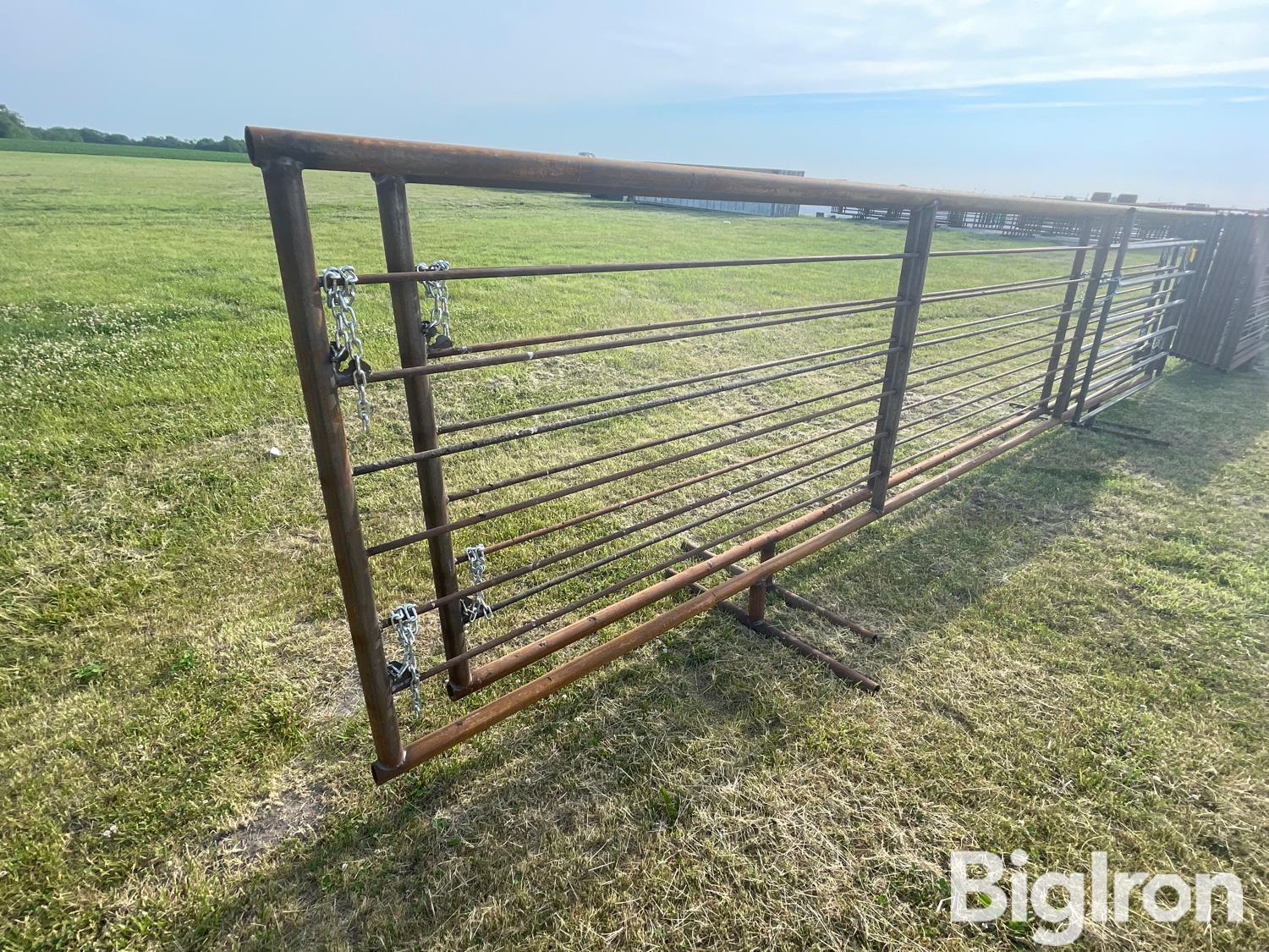 24' Free Standing Gates w/ 8' Swing Gates (BID PER UNIT) BigIron Auctions