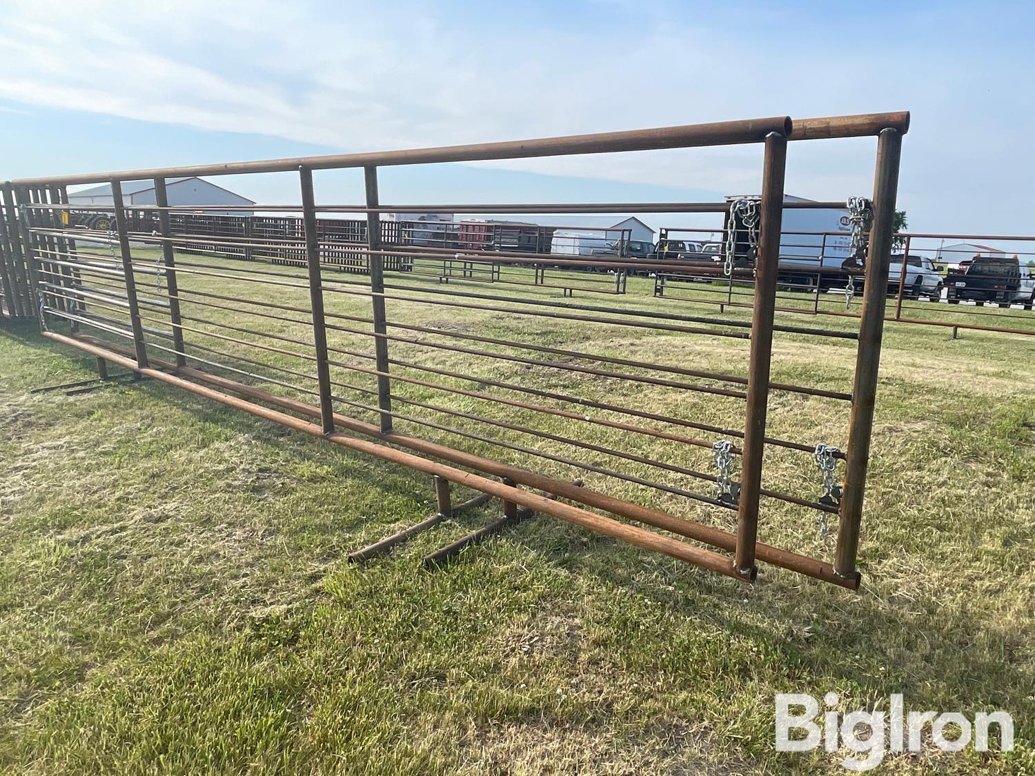 24' Free Standing Gates w/ 8' Swing Gates (BID PER UNIT) BigIron Auctions